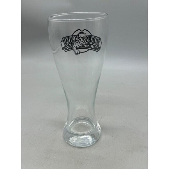 Bubba Gump Shrimp Co. Pilsner Beer Glass 20 oz Clear 8.5" Tall Used READ - Picture 5 of 6